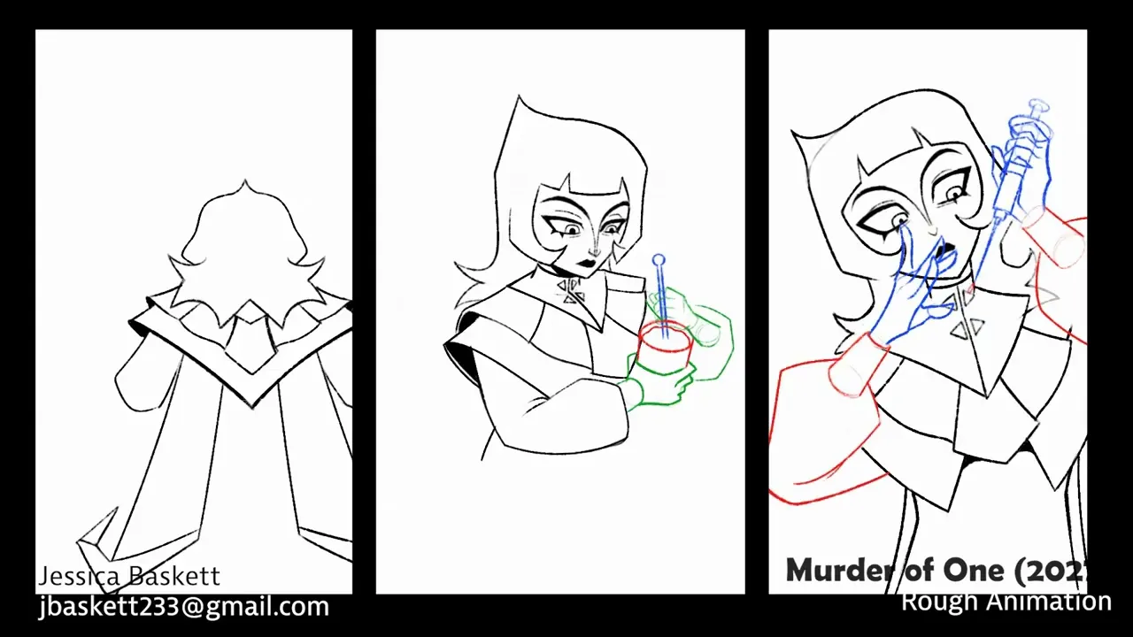 Jessica Baskett 2D Rough Animation Reel 2026