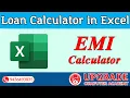 EMI Calculation Excel Formula Expert EMI Calculator Loan Calculator in Excel PMT Function