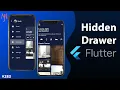 Flutter Tutorial - Hidden Drawer UI Navigation Drawer Animation