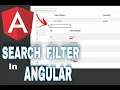 Search Filter Angular Tutorial Simple Search Filter