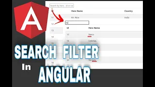 Search Filter Angular Tutorial Simple Search Filter