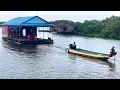 Lagu Floating village of Fresh Water at Tonle Sap Lake 
