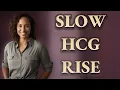 Why Do hCG Levels Sometimes Rise Slower Than Expected