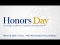 Honors Day Convocation 2026