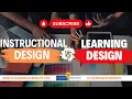 Learning Design vs Instructional Design E-Learning Experiments