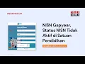 Download Lagu NISN Gapyear, Status NISN Tidak Aktif di Satuan Pendidikan