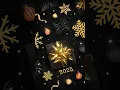 Blessing of luxury new year 2025 gold gi Animated