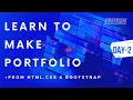 Portfolio Building - Workshop Using HTML