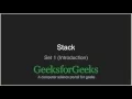 Stack Set 1 Introduction GeeksforGeeks