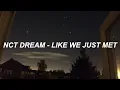 Download Lagu NCT DREAM 엔시티 드림 - 'Like We Just Met' Easy Lyrics