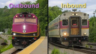 Quick Railfanning Trip On The Fitchburg Line MBTA Trains At Wachusett 2023