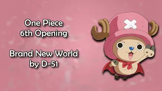 one piece op 6 brand new world lyrics