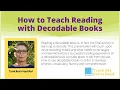 How to Teach Reading with Decodable Books
