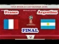 PES 2018 | FRANCE VS ARGENTINA | FIFA World Cup Final | Gameplay PC