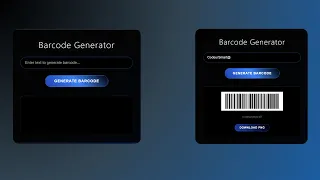 Build a Barcode Generator with HTML CSS JavaScript Beginner Friendly Project