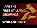 Spokane Area Fires Update Forecast Autumn Lane Fire Old Trails Fire Fairview Fire