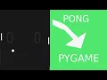 Make a Pong game in pygame Spidixel