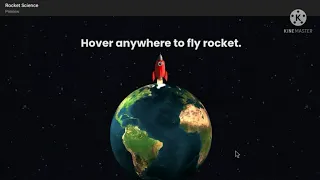 Rocket launching in space effect using HTML and CSS