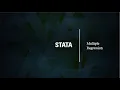 How to perform multiple regression in Stata