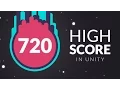 How to make a HIGH SCORE in Unity