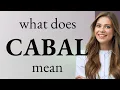 Cabal what is CABAL definition