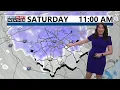 First Alert Weather Days tracking snowfall Saturday