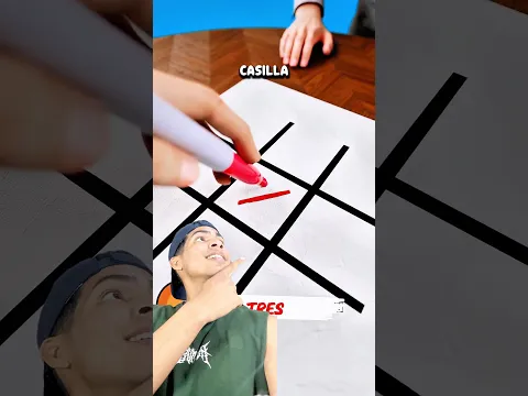 Cómo ganar al tres raya SIEMPRE😱 #comedia #humor ​@zackfilms