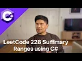 Solve LeetCode 228 Summary Ranges using C