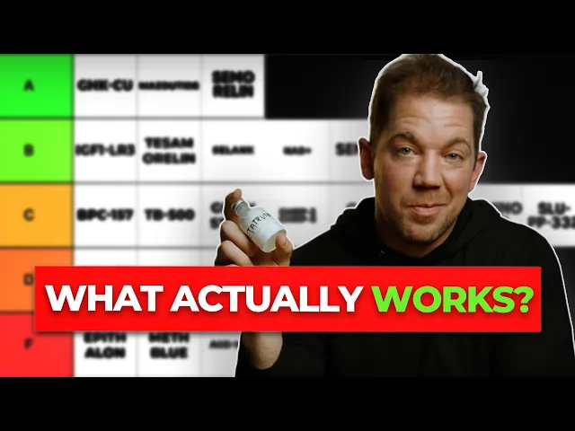 Video: Every Popular Peptide Ranked | GLP-1, Growth Hormone, HCG, NAD+, IGF-1, Peptide Tier List
