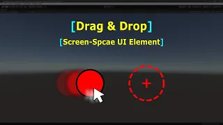 Drag Drop UI Screen-Space UI Elements C Unity Game Engine
