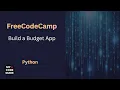 Build a Budget App - FCC Python Course