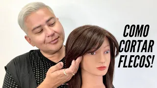 How to cut bangs