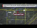 Peoria police arrest juvenile after gunshots detected near Manual High School