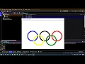 Tokyo Olympics Logo by Python Programming using Turtle Library