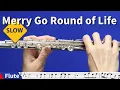 Howl s Moving Castle - Merry Go Round of Life Easy Flute Tutorial