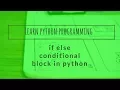 if else conditional statement in python in hindi