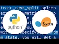 Random state Pseudo-random number in Scikit learn