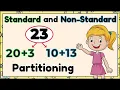 Partitioning Numbers Standard and Non-Standard Forms