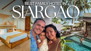 BEST FAMILY HOTEL in Siargao Island!? WE FOUND IT! | Family Travel Vlog Philippines