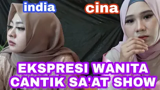 Download EKSPRESI WANITA CANTIK SAAT SHOW MP3