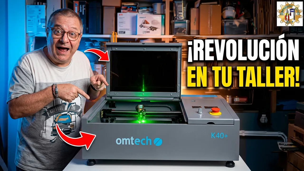 ¡OMTech K40+ el láser de CO2 que revoluciona tu taller y tu hobby!
