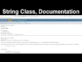 Java Documentation String Class - AP Computer Science A