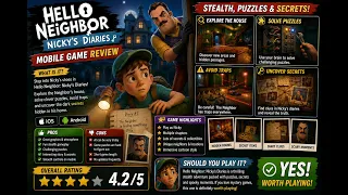 Hello Neighbor: Nicky's Diaries 😱📖 | Full Gameplay Walkthrough | All Puzzles & Secrets