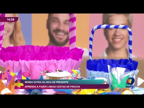 Faça você mesmo cestinha de Páscoa à moda antiga