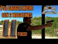 PSA s 2nd Gen Dagger Micro 15 Round Magazines for the Glock 43x FIXED