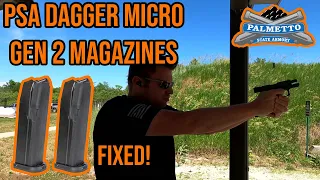 PSA s 2nd Gen Dagger Micro 15 Round Magazines for the Glock 43x FIXED