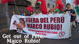 'We don't want to be a US colony': Anti-US protests erupt in Lima as Marco Rubio visits Peru