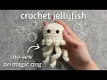 No-Sew Crochet Jellyfish Tutorial Amigurumi Jellyfish Keychain