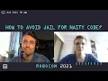 RoboCon 2021 - 1 02 HOW TO AVOID JAIL FOR NASTY CODE Mateusz Nojek Bartlomiej Hirsz