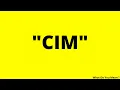 CIM Full Form What is CIM